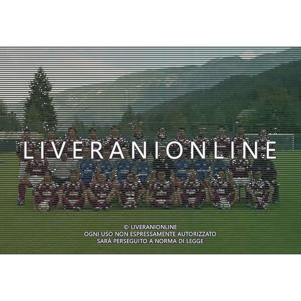 2000-2001 REGGINA CALCIO AMICHEVOLE ESTIVA NELLA FOTO FORMAZIONE REGGINA CALCIO 2000-2001 AG ALDO LIVERANI SAS