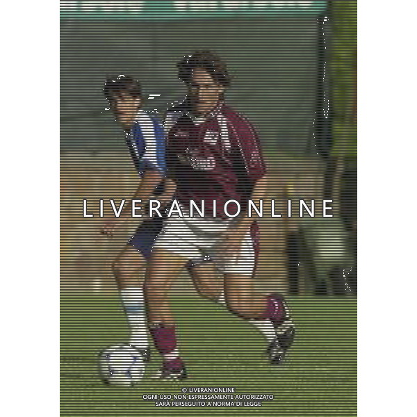 2000-2001 REGGINA CALCIO AMICHEVOLE ESTIVA NELLA FOTO EZIO BREVI AG ALDO LIVERANI SAS