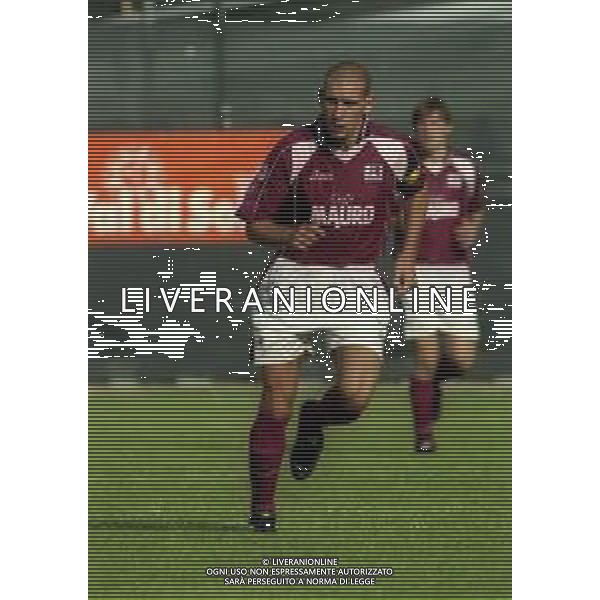 2000-2001 REGGINA CALCIO AMICHEVOLE ESTIVA NELLA FOTO DAVIDE POSSANZINI AG ALDO LIVERANI SAS
