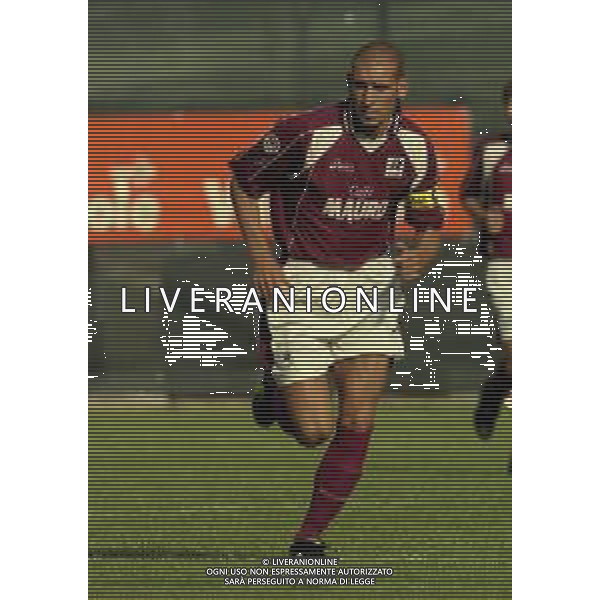 2000-2001 REGGINA CALCIO AMICHEVOLE ESTIVA NELLA FOTO DAVIDE POSSANZINI AG ALDO LIVERANI SAS