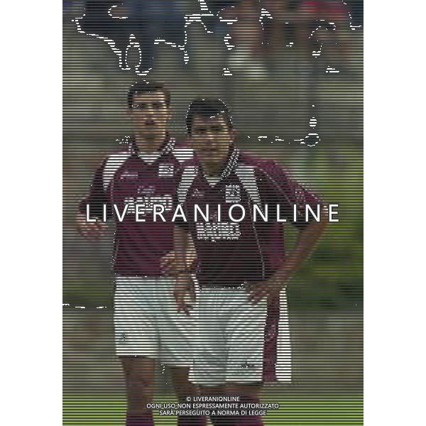 2000-2001 REGGINA CALCIO AMICHEVOLE ESTIVA NELLA FOTO JOSE MAMEDE AG ALDO LIVERANI SAS