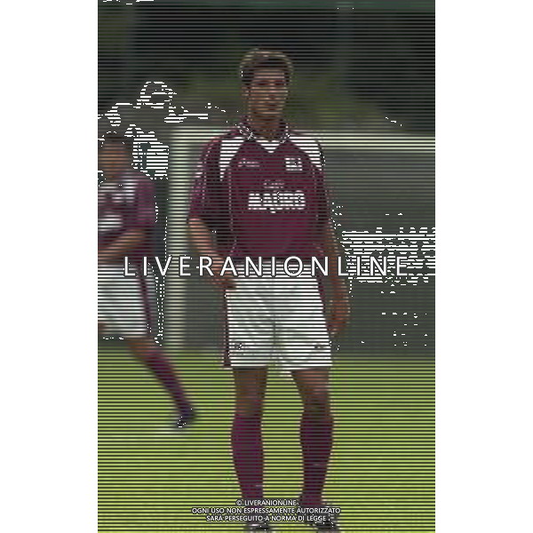 2000-2001 REGGINA CALCIO AMICHEVOLE ESTIVA NELLA FOTO MASSIMO MARAZZINA AG ALDO LIVERANI SAS