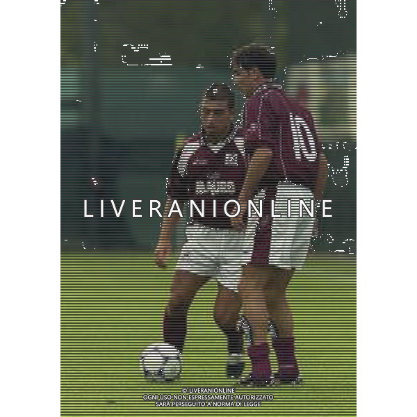 2000-2001 REGGINA CALCIO AMICHEVOLE ESTIVA NELLA FOTO FRANCESCO COZZA AG ALDO LIVERANI SAS