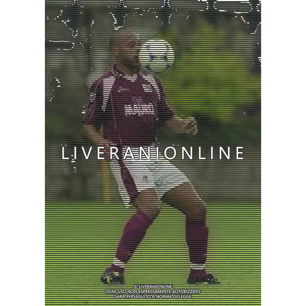 2000-2001 REGGINA CALCIO AMICHEVOLE ESTIVA NELLA FOTO OSHADOGAN JOSEPH DAYO AG ALDO LIVERANI SAS
