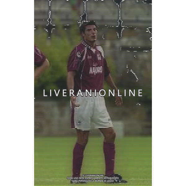 2000-2001 REGGINA CALCIO AMICHEVOLE ESTIVA NELLA FOTO MASSIMO MARAZZINA AG ALDO LIVERANI SAS