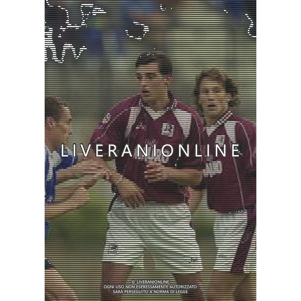 2000-2001 REGGINA CALCIO AMICHEVOLE ESTIVA NELLA FOTO ERJAN BOGDANI AG ALDO LIVERANI SAS
