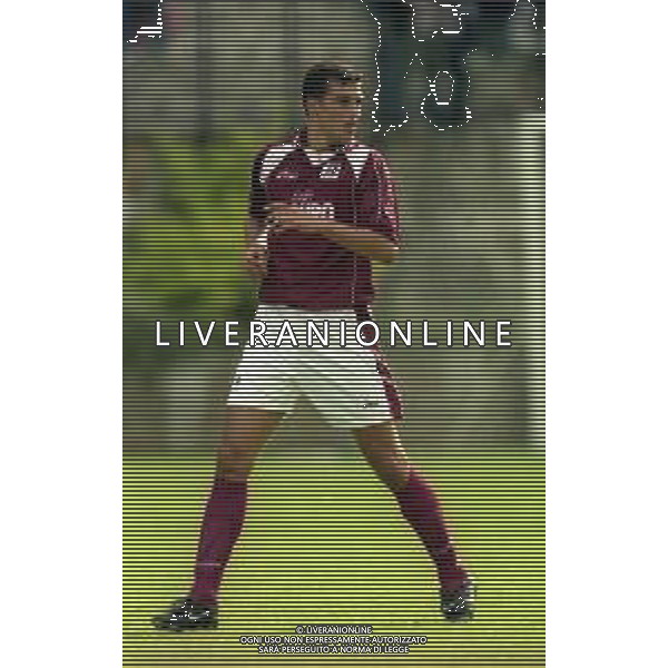 2000-2001 REGGINA CALCIO AMICHEVOLE ESTIVA NELLA FOTO ERJAN BOGDANI AG ALDO LIVERANI SAS