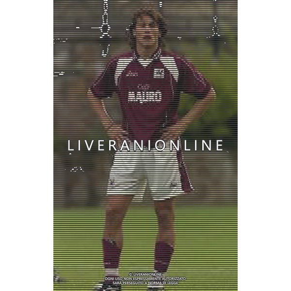 2000-2001 REGGINA CALCIO AMICHEVOLE ESTIVA NELLA FOTO EZIO BREVI AG ALDO LIVERANI SAS