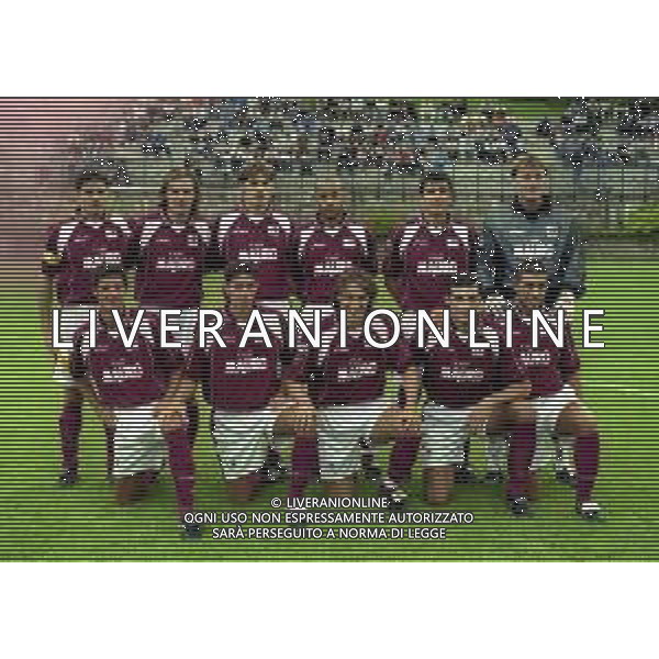 2000-2001 REGGINA CALCIO AMICHEVOLE ESTIVA NELLA FOTO LA FORMAZIONE DELLA REGGINA CALCIO 2000-2001 DA SIN IN PIEDI FRANCESCO COZZA-LORENZO STOVINI-IVAN FRANCESCHINI-OSHADOGAN JOSEPH-JOSE MAMEDE-MASSIMO TAIBI SED DA SIN. MASSIMO MARAZZINA-ANDREA ZANCHETTA-EZIO BREVI-ERJAN BOGDANI-MORABITO GIOVANNI AG ALDO LIVERANI SAS