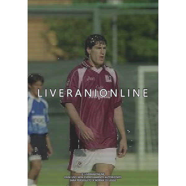 2000-2001 REGGINA CALCIO AMICHEVOLE ESTIVA NELLA FOTO GUSTAVO REGGI AG ALDO LIVERANI SAS
