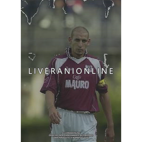 2000-2001 REGGINA CALCIO AMICHEVOLE ESTIVA NELLA FOTO DAVIDE POSSANZINI AG ALDO LIVERANI SAS