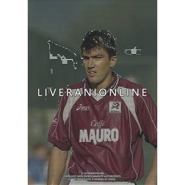 2000-2001 REGGINA CALCIO AMICHEVOLE ESTIVA NELLA FOTO JOSE MAMEDE AG ALDO LIVERANI SAS