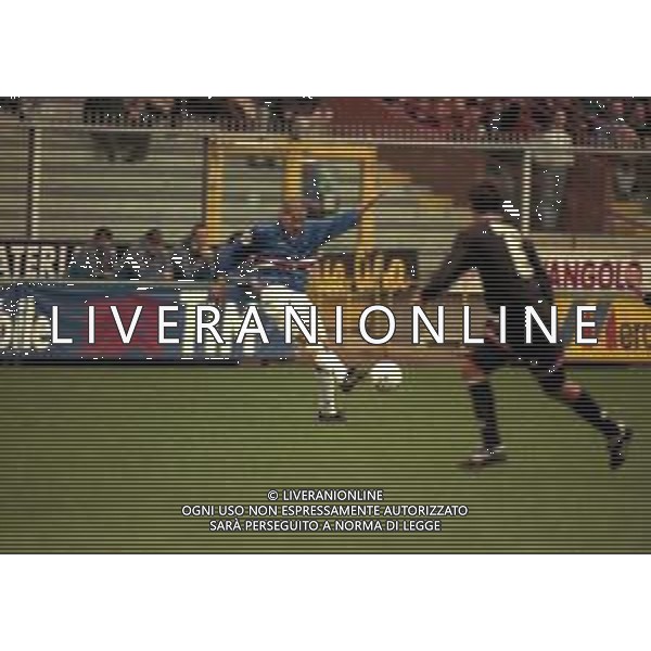 22-12-1996 GENOVA CAMPIONATO DI CALCIO SERIE A SAMPDORIA-VICENZA 2-1 NELLA FOTO JUAN SEBASTIAN VERON AG ALDO LIVERANI SAS