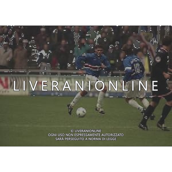 22-12-1996 GENOVA CAMPIONATO DI CALCIO SERIE A SAMPDORIA-VICENZA 2-1 NELLA FOTO EMANUELE PESARESI AG ALDO LIVERANI SAS