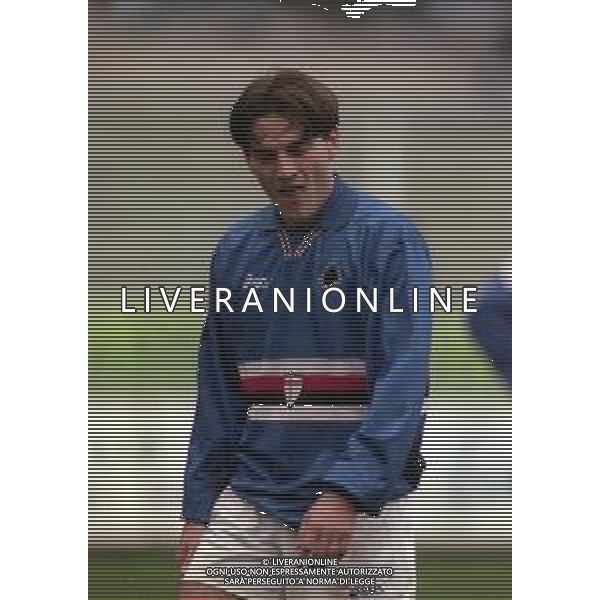 22-12-1996 GENOVA CAMPIONATO DI CALCIO SERIE A SAMPDORIA-VICENZA 2-1 NELLA FOTO VINCENZO MONTELLA AG ALDO LIVERANI SAS