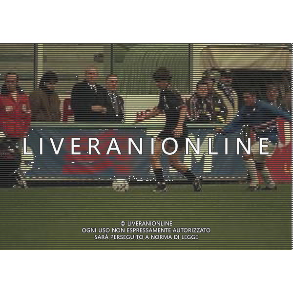 22-12-1996 GENOVA CAMPIONATO DI CALCIO SERIE A SAMPDORIA-VICENZA 2-1 NELLA FOTO MASSIMO BEGHETTO E MARCO CARPARELLI AG ALDO LIVERANI SAS