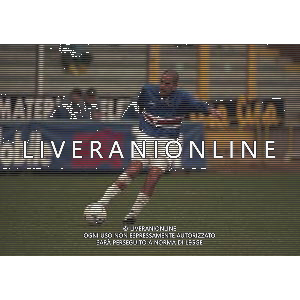 22-12-1996 GENOVA CAMPIONATO DI CALCIO SERIE A SAMPDORIA-VICENZA 2-1 NELLA FOTO JUAN SEBASTIAN VERON AG ALDO LIVERANI SAS