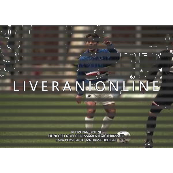 22-12-1996 GENOVA CAMPIONATO DI CALCIO SERIE A SAMPDORIA-VICENZA 2-1 NELLA FOTO VINCENZO MONTELLA AG ALDO LIVERANI SAS