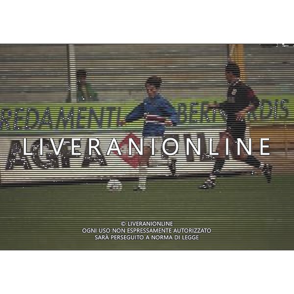 22-12-1996 GENOVA CAMPIONATO DI CALCIO SERIE A SAMPDORIA-VICENZA 2-1 NELLA FOTO VINCENZO MONTELLA AG ALDO LIVERANI SAS