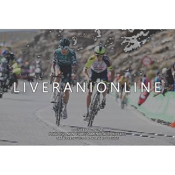 04-09-2022 Vuelta A Espana; Tappa 15 Martos - Sierra Nevada; 2022, Astana - Qazaqstan; 2022, Movistar; 2022, Alpecin - Deceuninck; Lopez Moreno, Miguel Angel; Mas, Enric; Vine, Jai; Sierra Nevada; ©SIROTTI/AGENZIA ALDO LIVERANI SAS