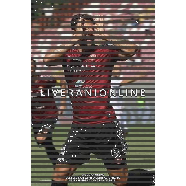 REGGINA - PALERMO CAMPIONATO CALCIO SERIE BKT 03.09.2022 NELLA FOTO DANIELE LIOTTI ( REGGINA ) ESULTANZA ©PASQUALE GARREFFA/AGENZIA ALDO LIVERANI SAS