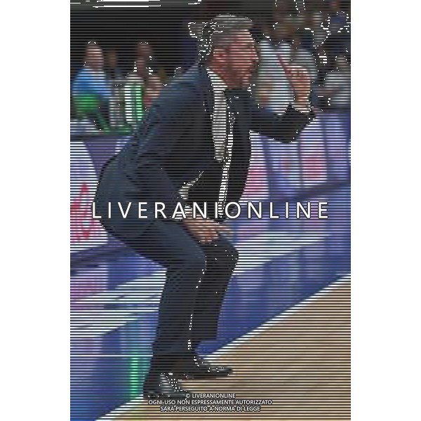 © TVRG Gianmarco Pozzecco allenatore Italia Italia vs Grecia Assago (MI) 03-09-2022 Forum di Assago FIBA EuroBasket 2022 Milano - Day 2 foto Roberto Garavaglia/ag. Aldo Liverani sas/AGENZIA ALDO LIVERANI SAS
