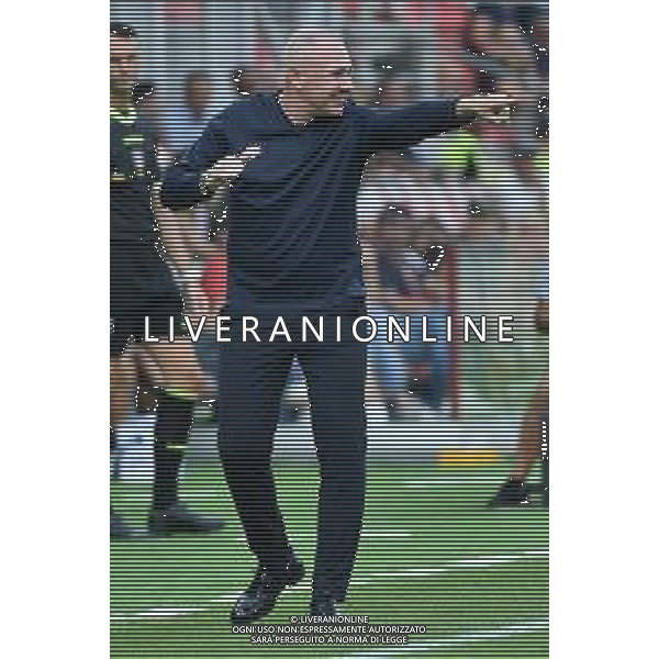 © TVRG Massimiliano Alvini allenatore Cremonese Cremonese vs Sassuolo - Serie A TIM Cremona 04-09-2022 Stadio Giovannni Zini Campionato Serie A TIM - 5a giornata foto Roberto Garavaglia/ag. Aldo Liverani sas/AGENZIA ALDO LIVERANI SAS
