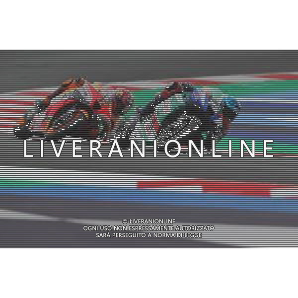 MOTOMONDIALE 2022 - GRAN PREMIO GRYFYN DI SAN MARINO E DELLA RIVIERA DI RIMINI 03/09/2022 nella foto: Alex Marquez of Spain and LCR Honda Castrol Stefan Bradl of Germany and Team HRC ©Claudio Zamagni/Agenzia Aldo Liverani /AGENZIA ALDO LIVERANI SAS
