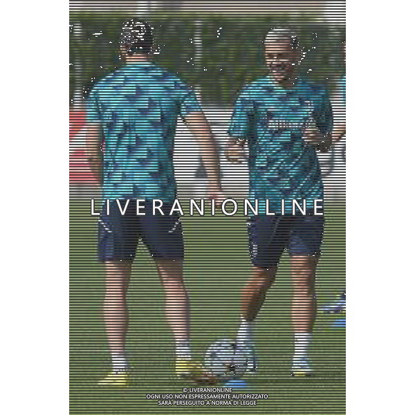 TVMV-Torino 05.09.2022 Continassa © Manuela Viganti/Agenzia Aldo Liverani Allenamento rifinitura Champions League 2022/2023 Paris Saint German vs Juventus Nella foto: leandro paredes