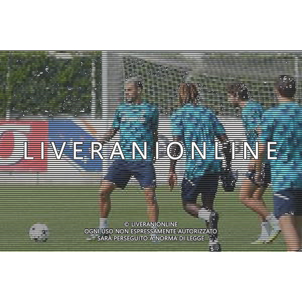 TVMV-Torino 05.09.2022 Continassa © Manuela Viganti/Agenzia Aldo Liverani Allenamento rifinitura Champions League 2022/2023 Paris Saint German vs Juventus Nella foto: leandro paredes