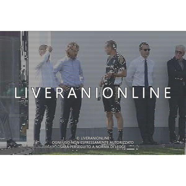 TVMV-Torino 05.09.2022 Continassa © Manuela Viganti/Agenzia Aldo Liverani Allenamento rifinitura Champions League 2022/2023 Paris Saint German vs Juventus Nella foto: pavel nedved e massimiliano allegri