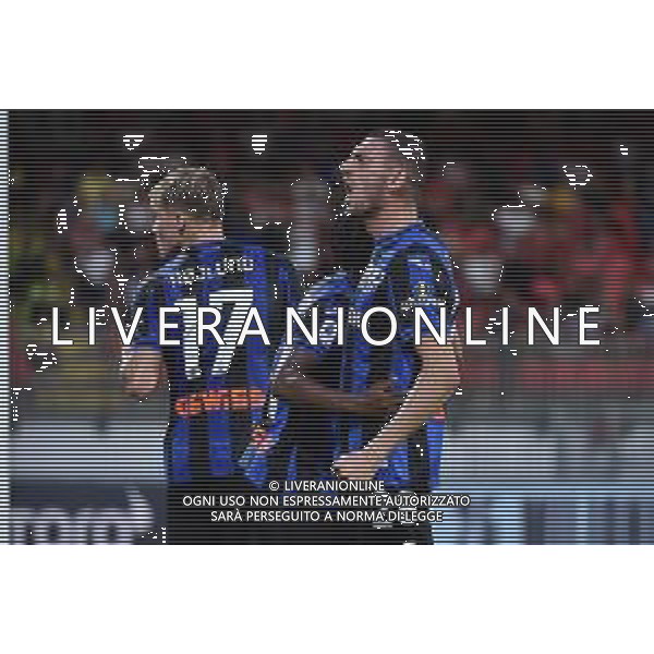 © TVRG esultanza Atalanta dopo il gol del 2 a 0 Monza vs Atalanta Monza 05-09-2022 U-Power Stadium Campionato Serie A TIM - 5a giornata foto Roberto Garavaglia/ag. Aldo Liverani sas