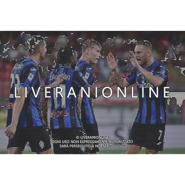 © TVRG esultanza Atalanta dopo il gol del 2 a 0 Monza vs Atalanta Monza 05-09-2022 U-Power Stadium Campionato Serie A TIM - 5a giornata foto Roberto Garavaglia/ag. Aldo Liverani sas