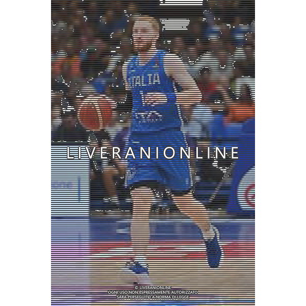 © TVRG Nico Mannion (Italia) Ucraina vs Italia Assago (MI) 05-09-2022 Forum di Assago FIBA EuroBasket 2022 Milano - Day 3 foto Roberto Garavaglia/ag. Aldo Liverani sas/AGENZIA ALDO LIVERANI SAS
