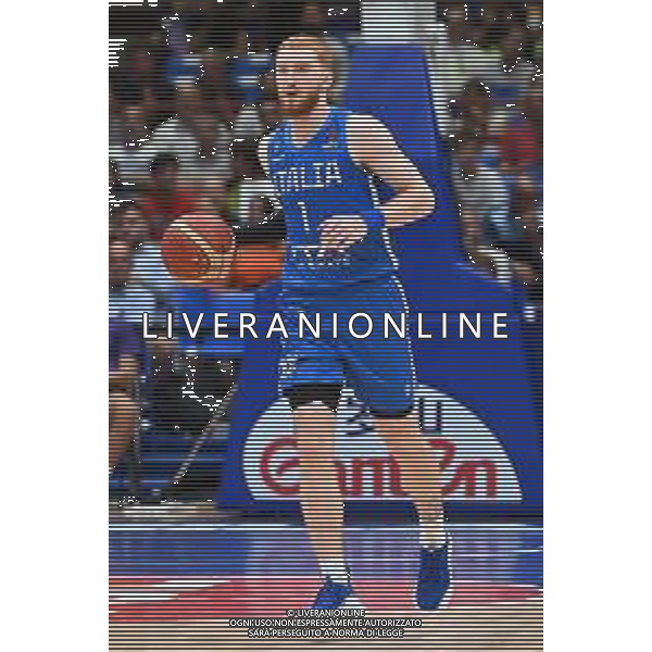 © TVRG Nico Mannion (Italia) Ucraina vs Italia Assago (MI) 05-09-2022 Forum di Assago FIBA EuroBasket 2022 Milano - Day 3 foto Roberto Garavaglia/ag. Aldo Liverani sas/AGENZIA ALDO LIVERANI SAS