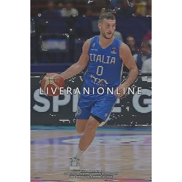© TVRG Marco Spissu (Italia) Ucraina vs Italia Assago (MI) 05-09-2022 Forum di Assago FIBA EuroBasket 2022 Milano - Day 3 foto Roberto Garavaglia/ag. Aldo Liverani sas/AGENZIA ALDO LIVERANI SAS