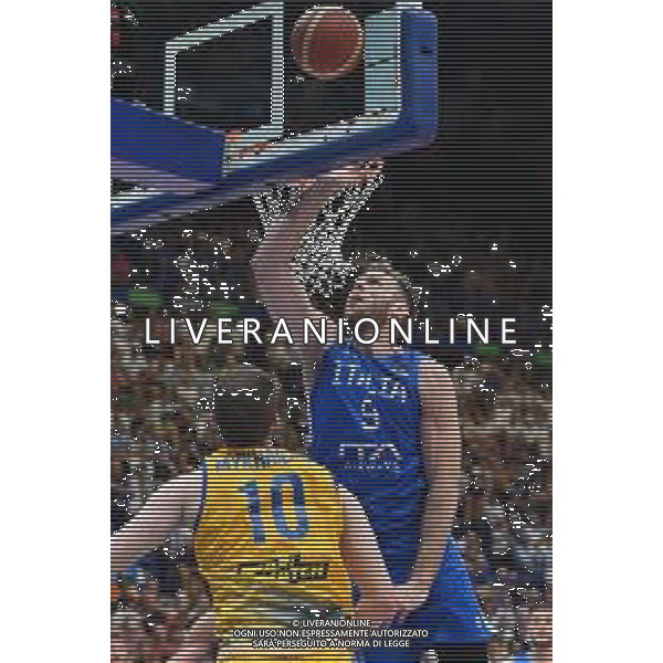 © TVRG Nicolo\' Melli (Italia) Ucraina vs Italia Assago (MI) 05-09-2022 Forum di Assago FIBA EuroBasket 2022 Milano - Day 3 foto Roberto Garavaglia/ag. Aldo Liverani sas/AGENZIA ALDO LIVERANI SAS