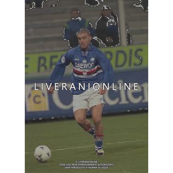 25-01-1998 GENOVA CAMPIONATO DI CALCIO SERIE A SAMPDORIA-ROMA 1-1 NELLA FOTO DAVID BALLERI AG ALDO LIVERANI SAS