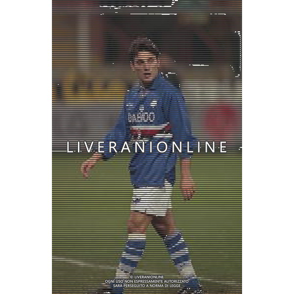 25-01-1998 GENOVA CAMPIONATO DI CALCIO SERIE A SAMPDORIA-ROMA 1-1 NELLA FOTO VINCENZO MONTELLA AG ALDO LIVERANI SAS
