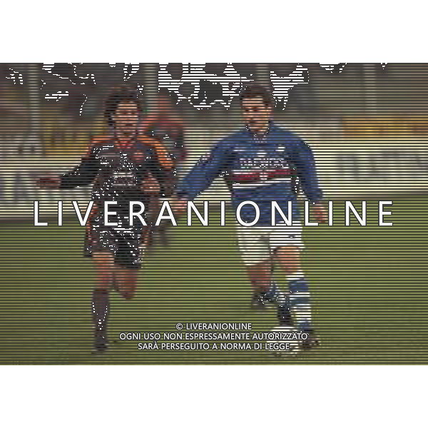 25-01-1998 GENOVA CAMPIONATO DI CALCIO SERIE A SAMPDORIA-ROMA 1-1 NELLA FOTO VINCENZO MONTELLA AG ALDO LIVERANI SAS