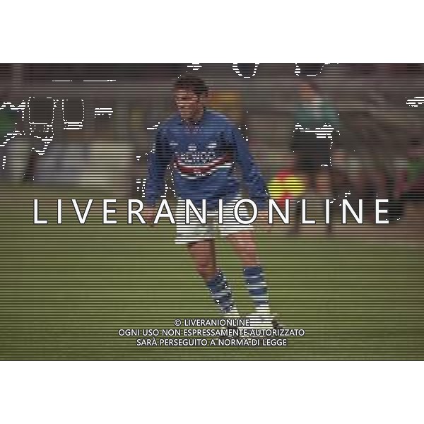 25-01-1998 GENOVA CAMPIONATO DI CALCIO SERIE A SAMPDORIA-ROMA 1-1 NELLA FOTO EMANUELE PESARESI AG ALDO LIVERANI SAS
