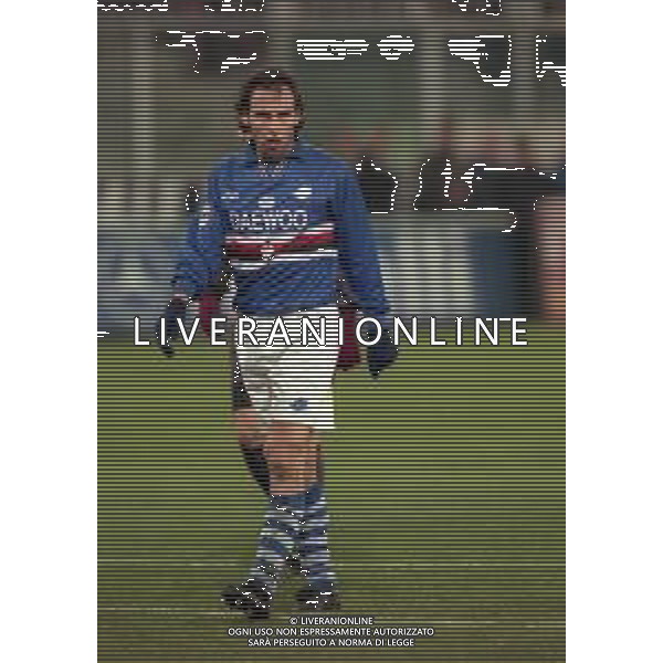 25-01-1998 GENOVA CAMPIONATO DI CALCIO SERIE A SAMPDORIA-ROMA 1-1 NELLA FOTO ALAIN BOGHOSSIAN AG ALDO LIVERANI SAS