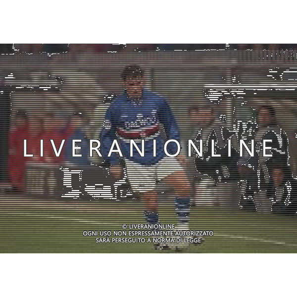 25-01-1998 GENOVA CAMPIONATO DI CALCIO SERIE A SAMPDORIA-ROMA 1-1 NELLA FOTO EMANUELE PESARESI AG ALDO LIVERANI SAS 