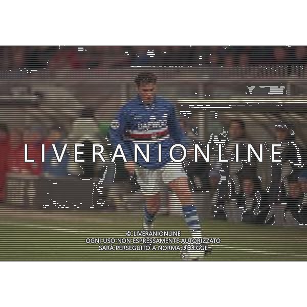 25-01-1998 GENOVA CAMPIONATO DI CALCIO SERIE A SAMPDORIA-ROMA 1-1 NELLA FOTO EMANUELE PESARESI AG ALDO LIVERANI SAS  