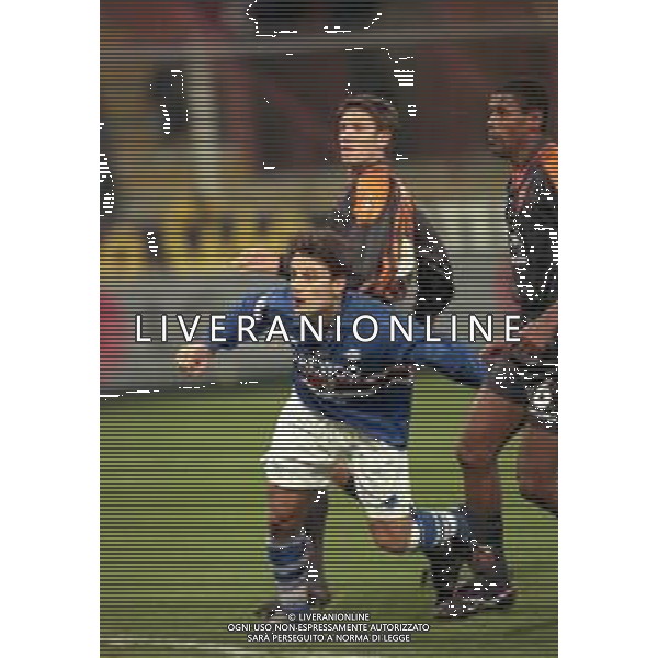 25-01-1998 GENOVA CAMPIONATO DI CALCIO SERIE A SAMPDORIA-ROMA 1-1 NELLA FOTO VINCENZO MONTELLA AG ALDO LIVERANI SAS