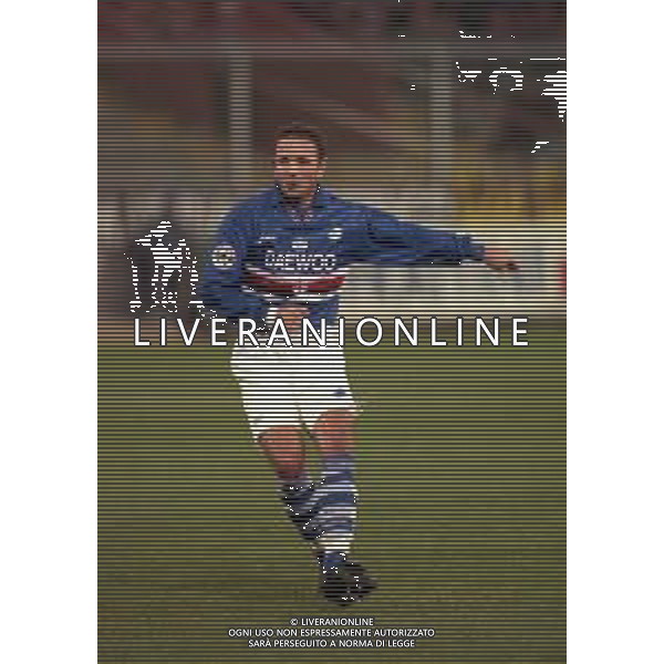 25-01-1998 GENOVA CAMPIONATO DI CALCIO SERIE A SAMPDORIA-ROMA 1-1 NELLA FOTO GOAL SINISA MIHAJLOVIC AG ALDO LIVERANI SAS