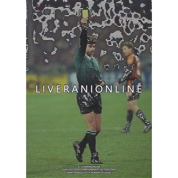 25-01-1998 GENOVA CAMPIONATO DI CALCIO SERIE A SAMPDORIA-ROMA 1-1 NELLA FOTO ARBITRO ALFREDO TRENTALANGE AG ALDO LIVERANI SAS