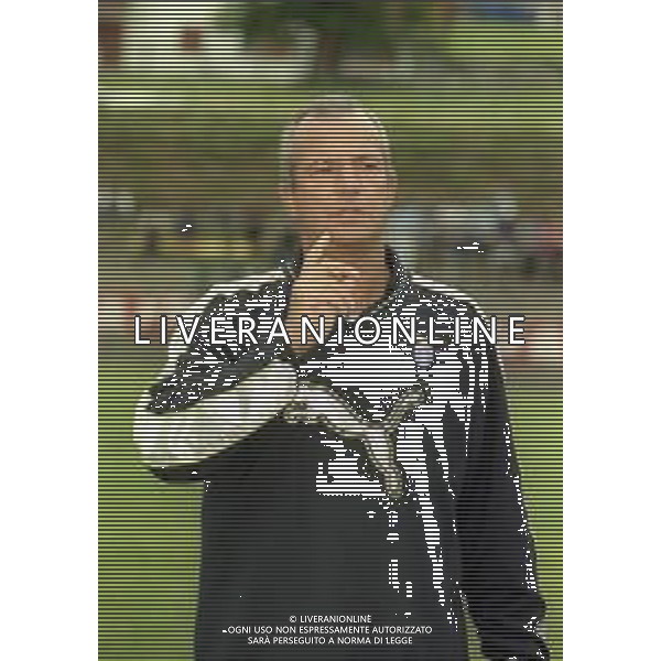 26-07-1998 VIGO DI FASSA-PRIMI PIANI ROSA GIOCATORI LAZIO CALCIO NELLA FOTO LUCIANO SPINOSI ALLENATORE IN SECONDA LAZIO CALCIO AG ALDO LIVERANI SAS