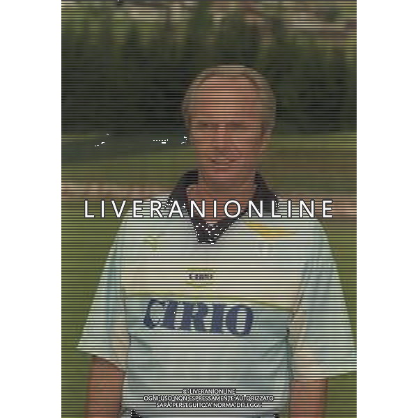 26-07-1998 VIGO DI FASSA-PRIMI PIANI ROSA GIOCATORI LAZIO CALCIO NELLA FOTO SVEN GORAN ERIKSSON ALLENATORE LAZIO CALCIO AG ALDO LIVERANI SAS