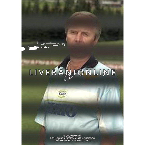 26-07-1998 VIGO DI FASSA-PRIMI PIANI ROSA GIOCATORI LAZIO CALCIO NELLA FOTO SVEN GORAN ERIKSSON ALLENATORE LAZIO CALCIO AG ALDO LIVERANI SAS